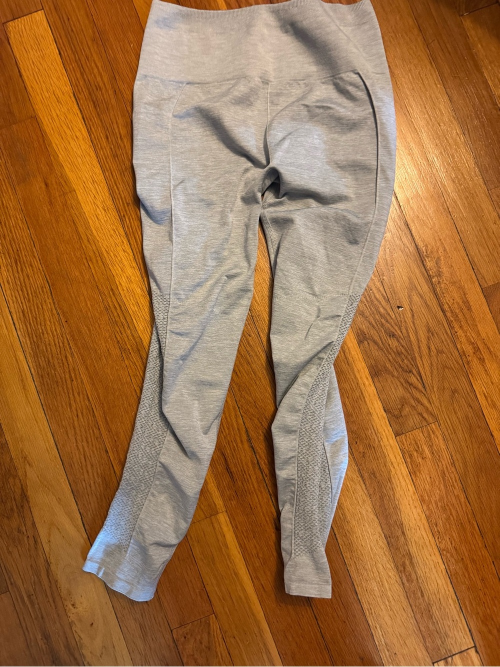 Fabletics Light Gray High-Rise Seamless Leggings